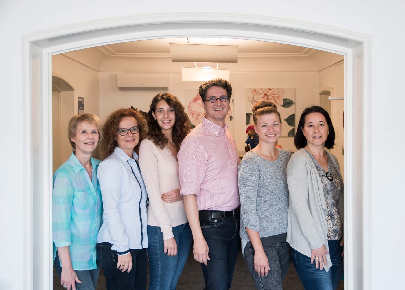 Das Team der Kinderarztpraxis Dr. Ohlig in Mannheim